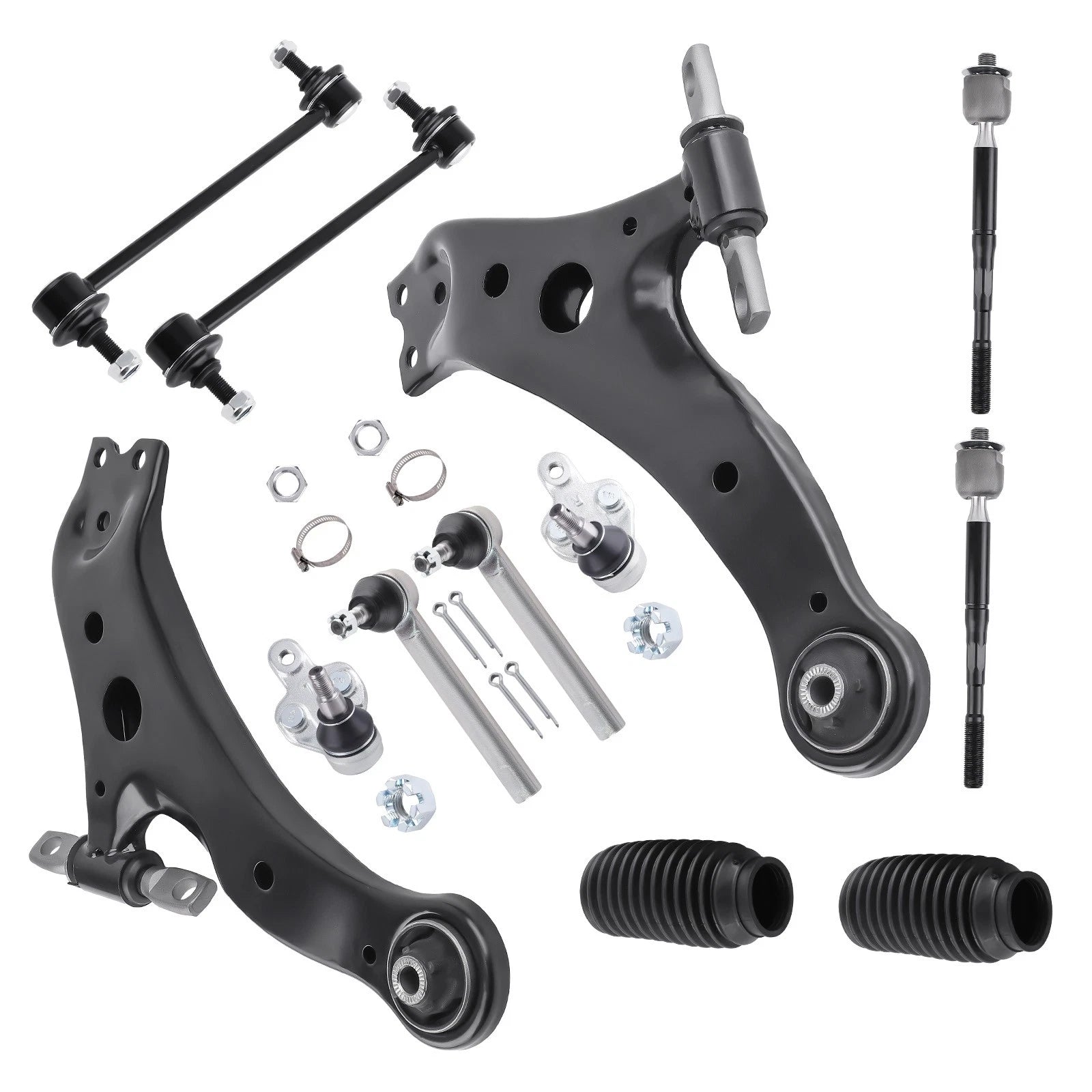 12 Pcs Front Lower Control Arm with Ball Joint for Toyota Highlander (2004–2007)