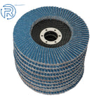 Set of 10 Sanding Disks for Wheel Angle Grinder (125mm, Grit 40)