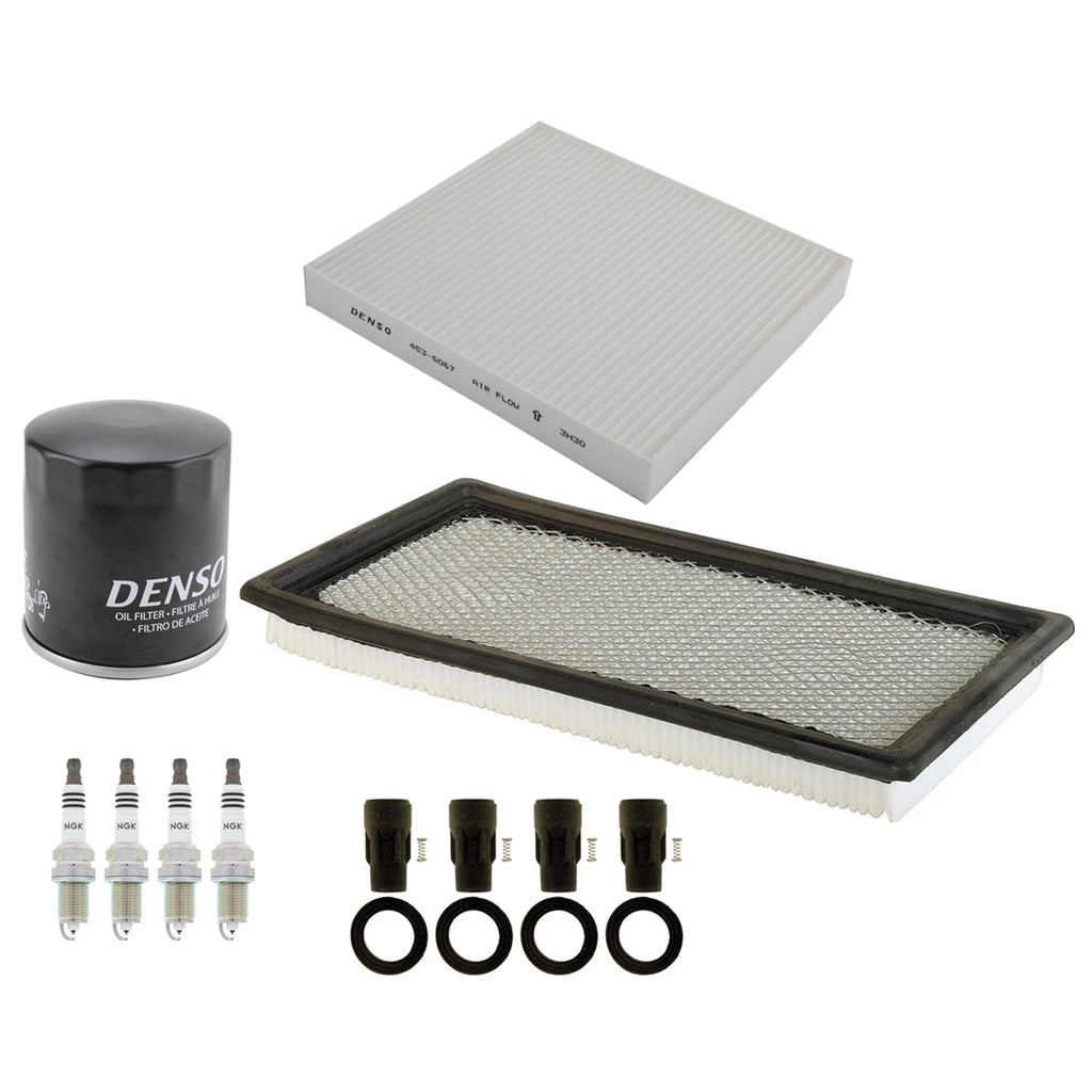 Tune Up Kit with 4 NGK Spark Plugs & Boots for Dodge Caliber, Compass, Patriot (2007–2017)