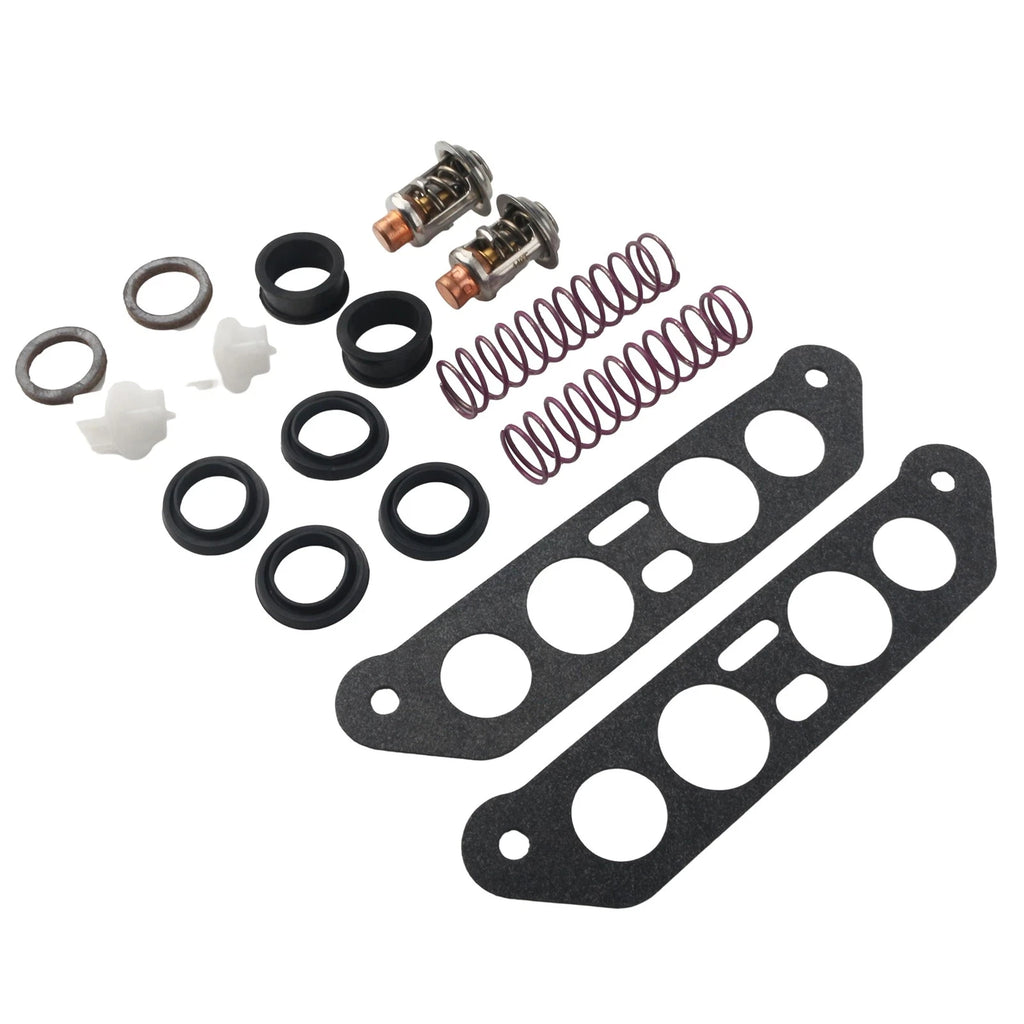 Thermostat Kit for Evinrude Johnson OMC BRP 65 80 JET 80-140 HP V4 (1980–1990) 393659 317245