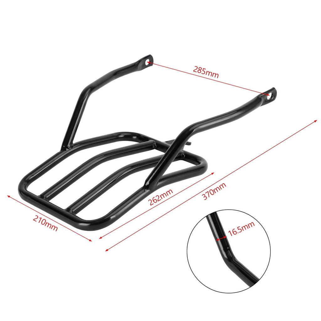 Black Rear Luggage Rack Carrier for BMW R1800 R18 Classic (2020–2023)