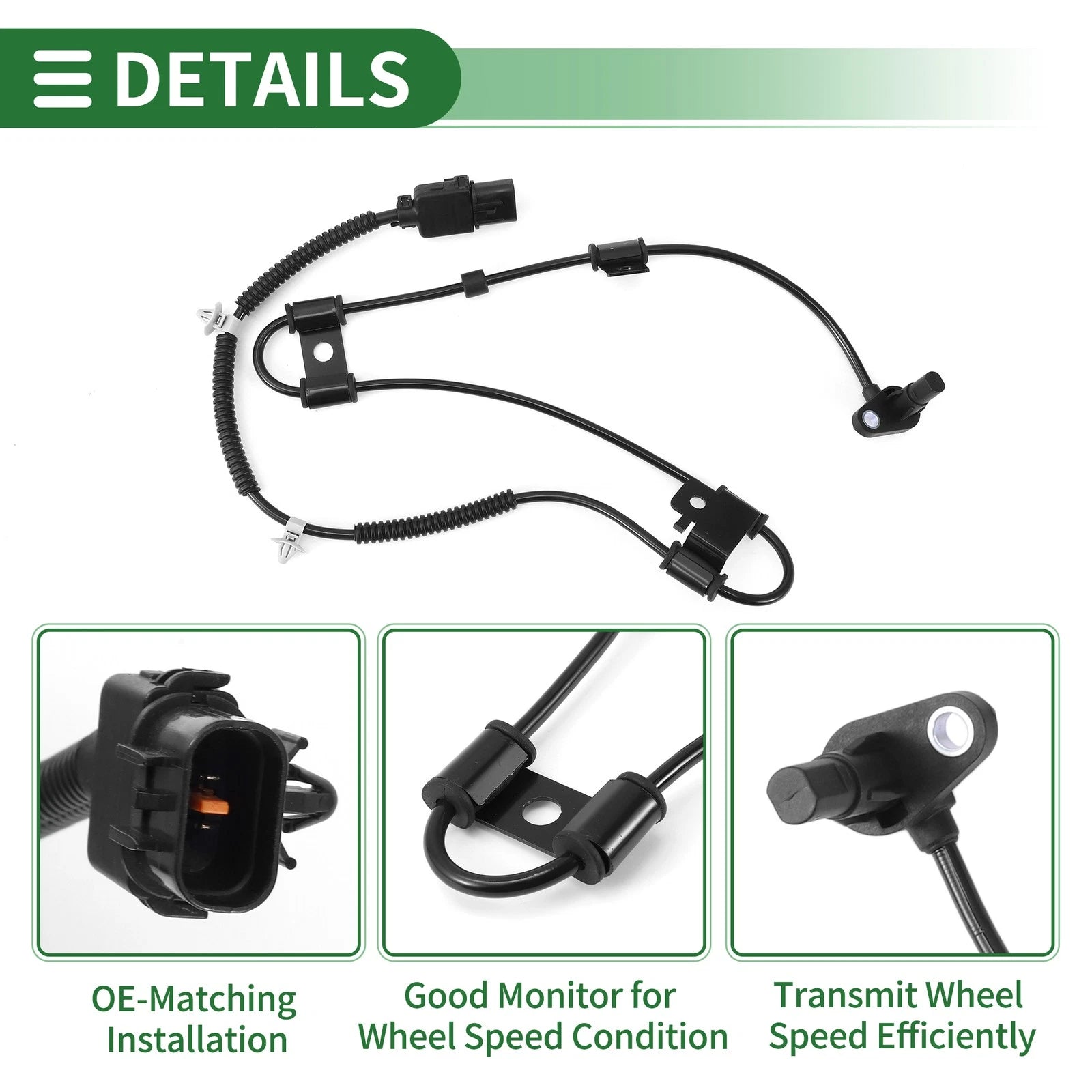 ABS Wheel Speed Sensor No. 956711E000 for Hyundai Accent (2010–2011)