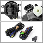 Clear Lens Fog Light Lamp + Switch for Toyota Yaris XP130 (2015–2016)