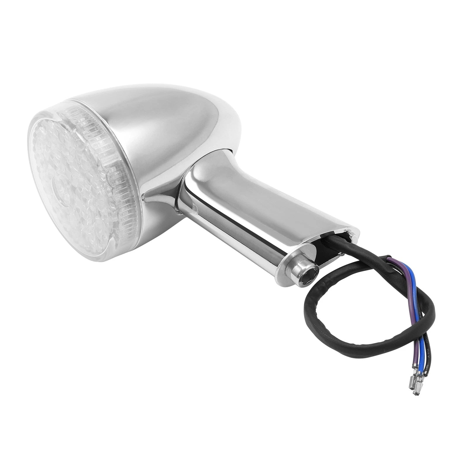 Chrome Rear Turn Signal Lights for Harley Touring (2009–2024) Softail (2000–2025)