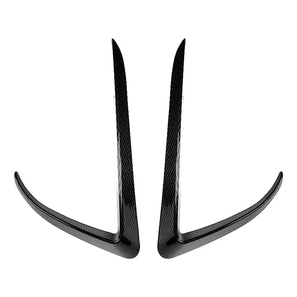 Carbon Fiber Front Fog Light Eyebrow Covers for Tesla Model X (2015-2020)