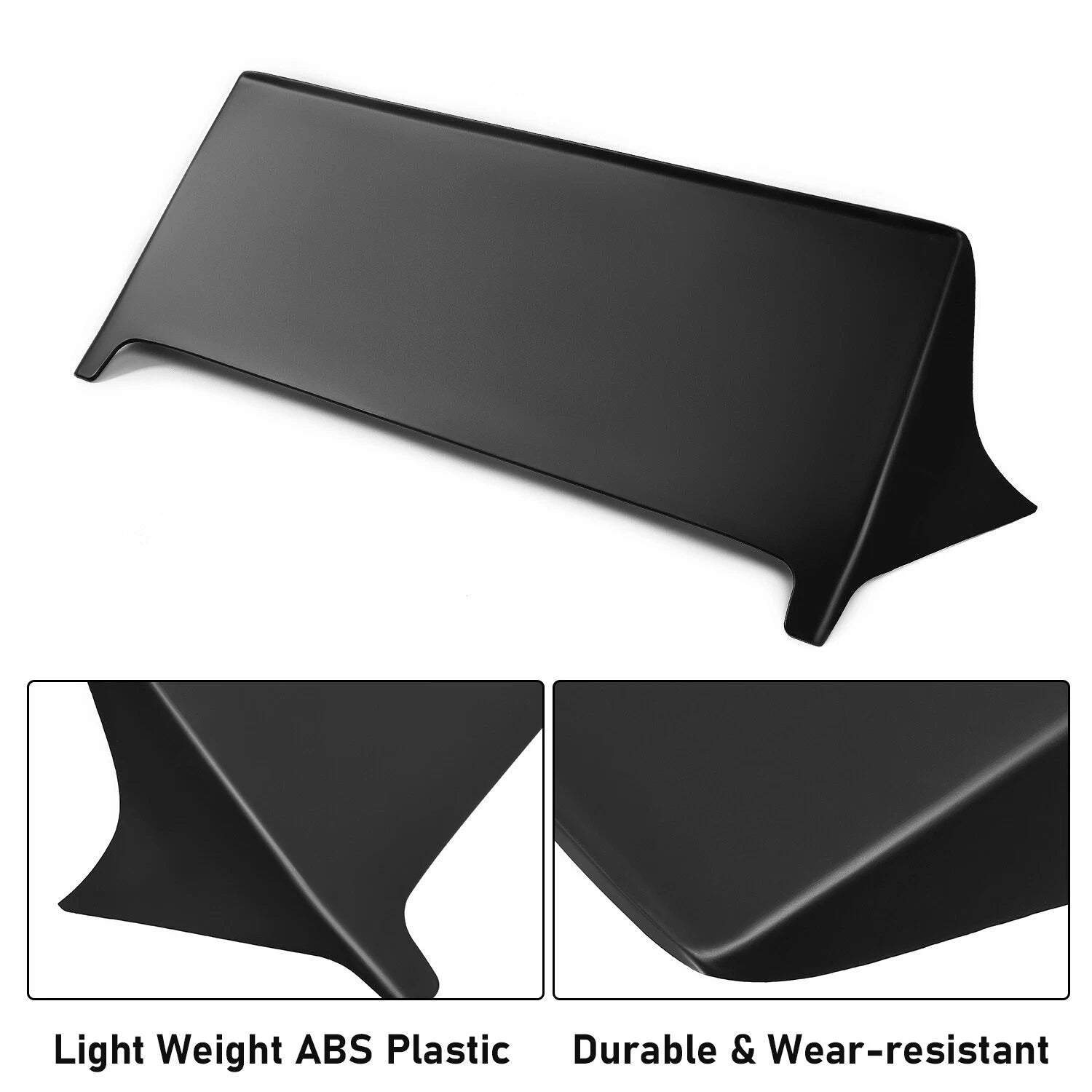 Rear Roof Spoiler Wing for Honda Civic Hatchback EF9 (1988–1991) Primed Black