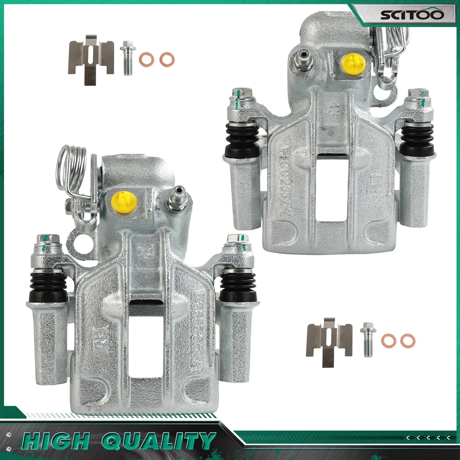 Rear Pair Brake Calipers w/ Bracket for Lincoln Continental V8 (1995–2000)