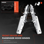 2X Front Side Hood Hinges for Dodge Nitro (2007-2012) Jeep Liberty (2008-2012)