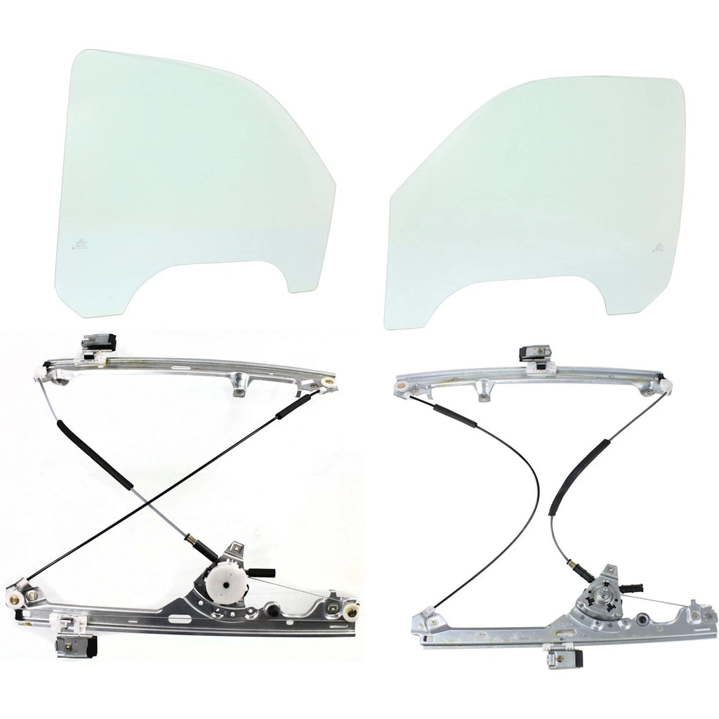 Door Glass Kit for Cadillac Escalade EXT (2002–2006) Front Left & Right