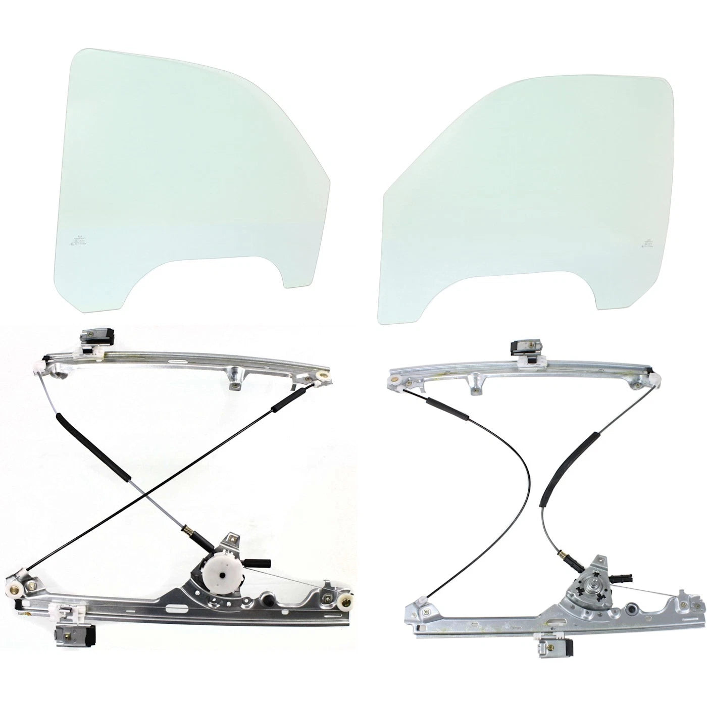 Door Glass Kit for Cadillac Escalade EXT (2002–2006) Front Left & Right