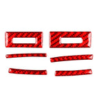 Carbon Red Side Air Vent Outlet Cover Trim for Lexus RC300 350 200T (15-24)