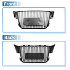 Front Hood Bumper Grille for Audi A5 (2009–2012) RS Style Black