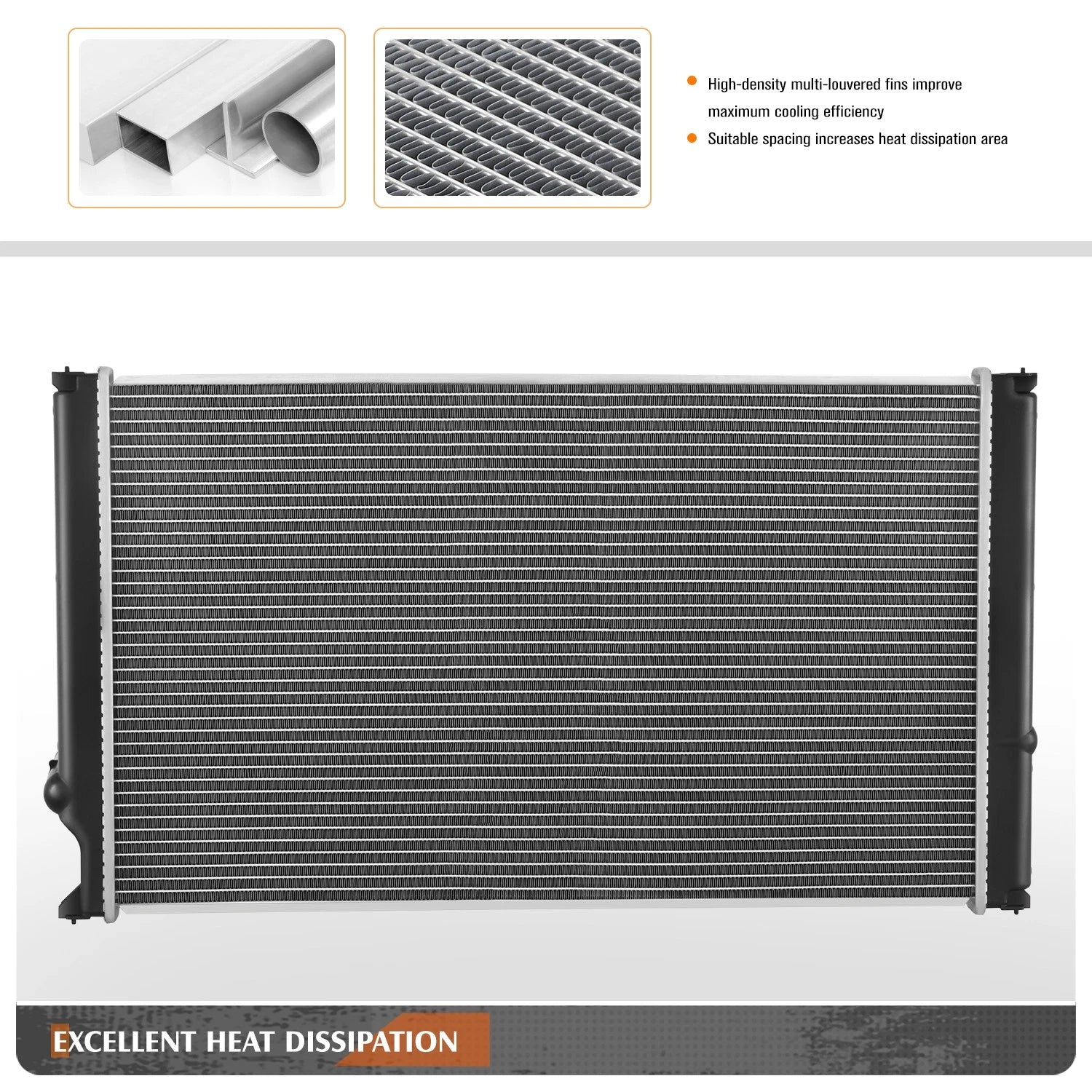 Aluminum Cooling Radiator DPI-13514 for Lexus NX200T NX300 (2015–2021)