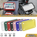 1-Piece Motorcycle Silicone License Plate Frames for Universal Use (2010–2020)