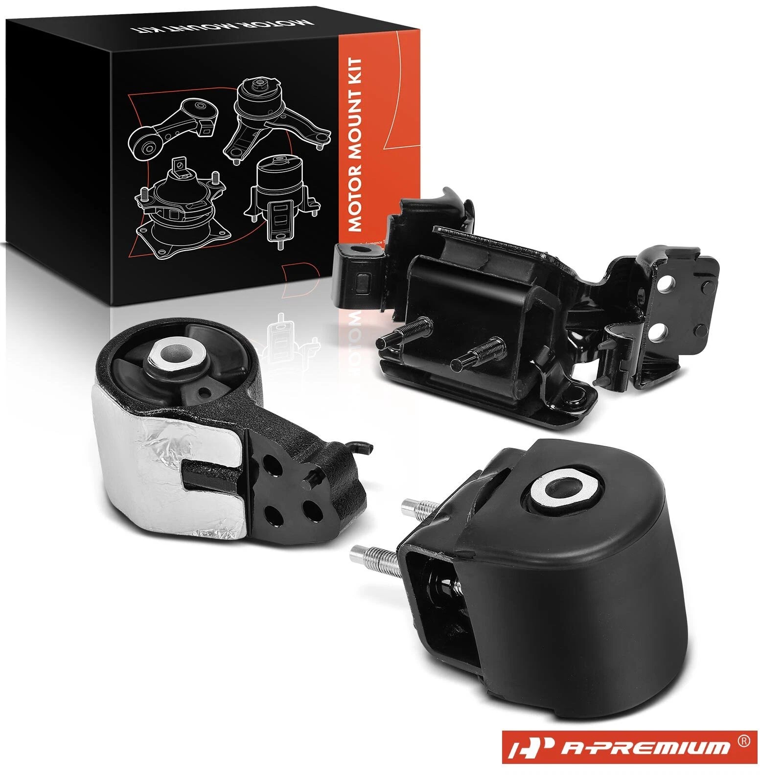 3X Engine Motor & Transmission Mount for Ford F-150 (2009–2013)