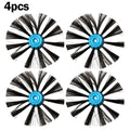 Set of 4 Side Brushes for Bissell Wet Dry (Compatible Parts Included)