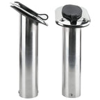 Set of 4 Stainless Steel Fishing Rod Holders 30 Degrees for Marine Boat