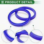Set of 5 Oil Seal Rotary Shaft Seal 80x95x10mm High Pressure for Various Models