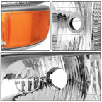 Headlight Assembly Pair for Chevrolet Silverado Tahoe (2000–2002)