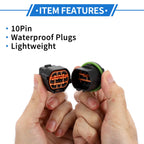 10 Pin Front Headlight Connector Plug for Hyundai Reina, Kia (1 Set)