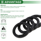 Set of 5 Oil Seals NBR Rubber 45x62x7mm for High Pressure