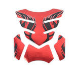 Fuel Gas Tank Pad Decals for Kawasaki Ninja 250 300 ZX10R, Honda Red