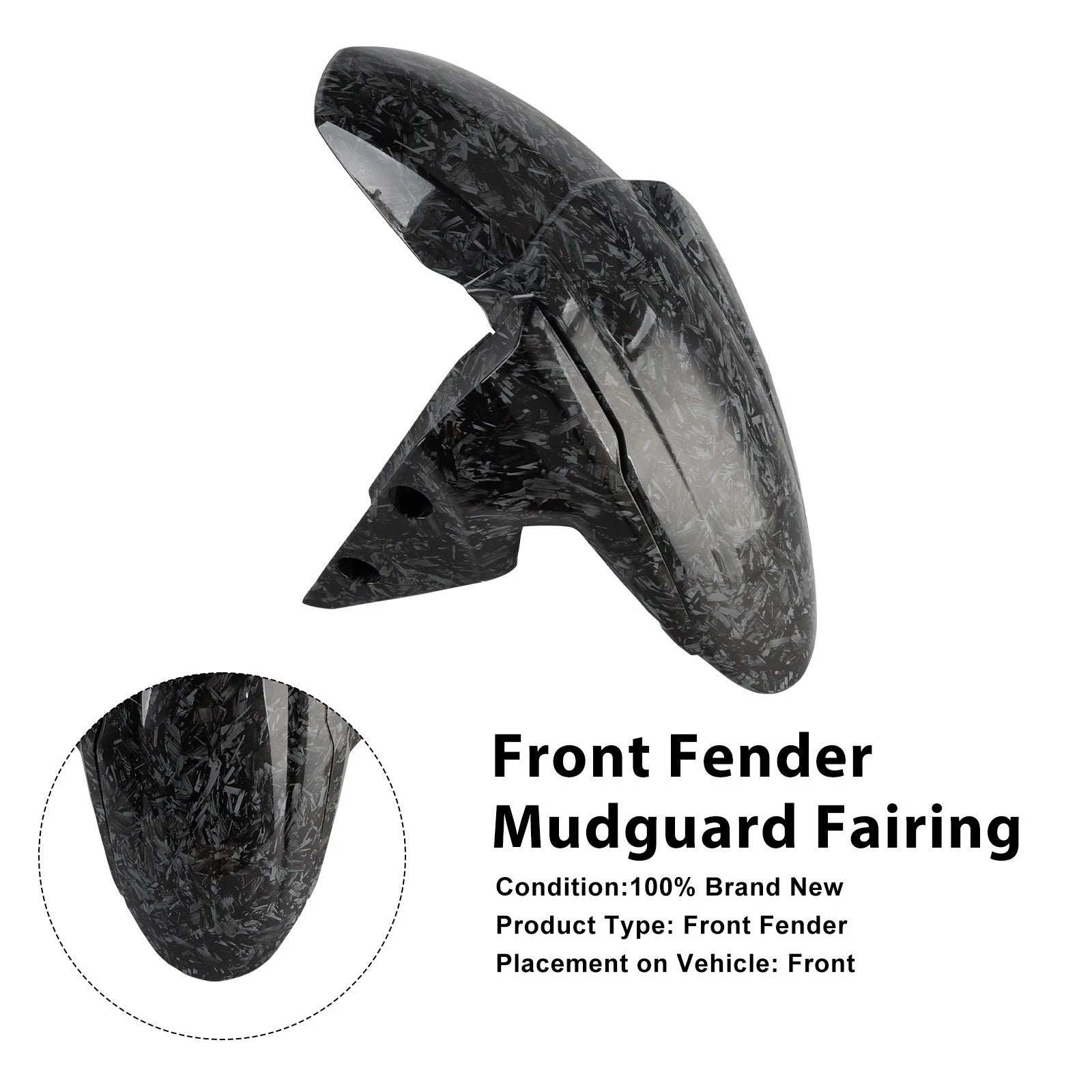 Front Fender Mudguard for Street Triple 765 R RS (2020–2025) Forge#