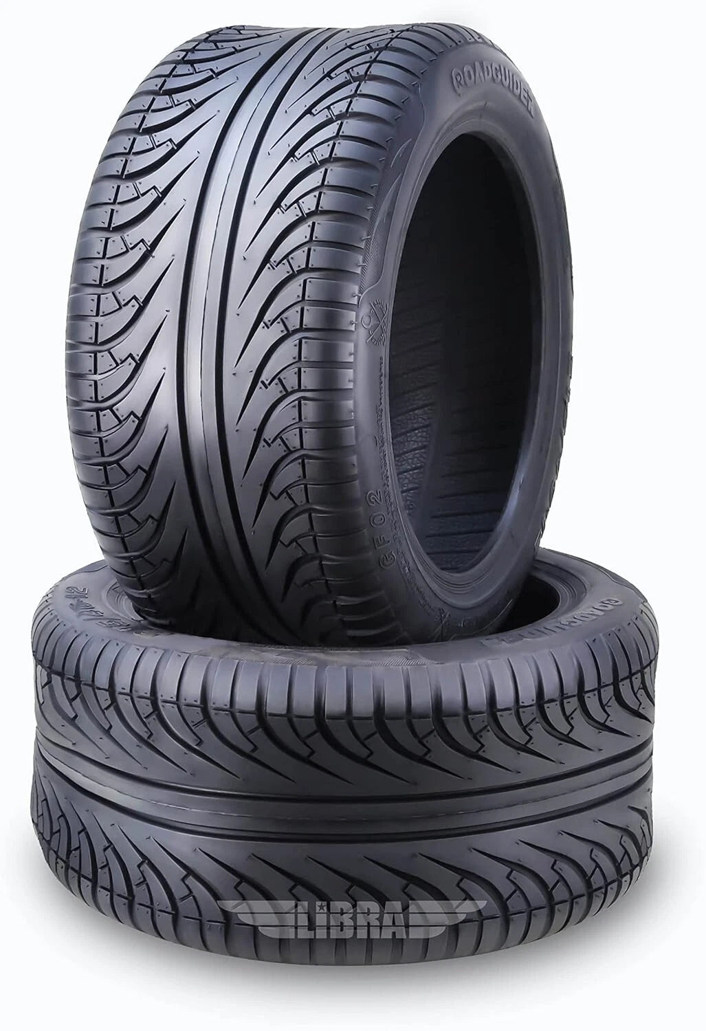 Set of 2 Roadguider 18x8.5-8 Golf Cart ATV Tires 4 Ply (18x8.5x8)