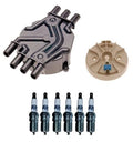 Distributor Rotor Cap & Spark Plugs Kit for Chevy GMC C1500 K1500 (1996–2002)
