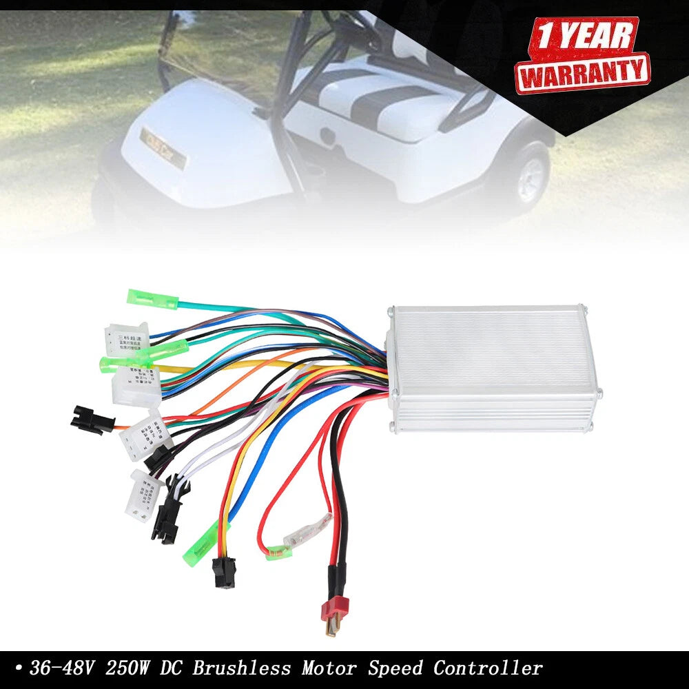 Brushless DC Motor Speed Controller for Electric Bicycle (250W 36-48V)