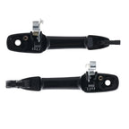2 x Black Front LH + RH Door Handle Outer for Ford Ranger Mazda BT50 (2006–2011)