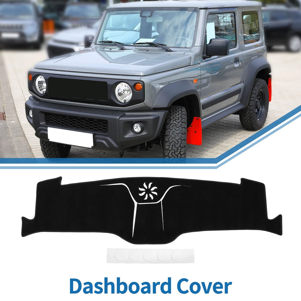 Dashboard Cover Mat for Ford Mustang Mach-E (2021–2023) Sun Protector Black
