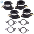 Set of 2 Carburetor Intake Manifold Boots for Yamaha Maxim XJ550 (1981–1983)