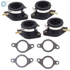 Set of 2 Carburetor Intake Manifold Boots for Yamaha Maxim XJ550 (1981–1983)