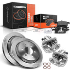 Brake Rotor & Pad & Caliper Set for Ford Expedition Lincoln Navigator 