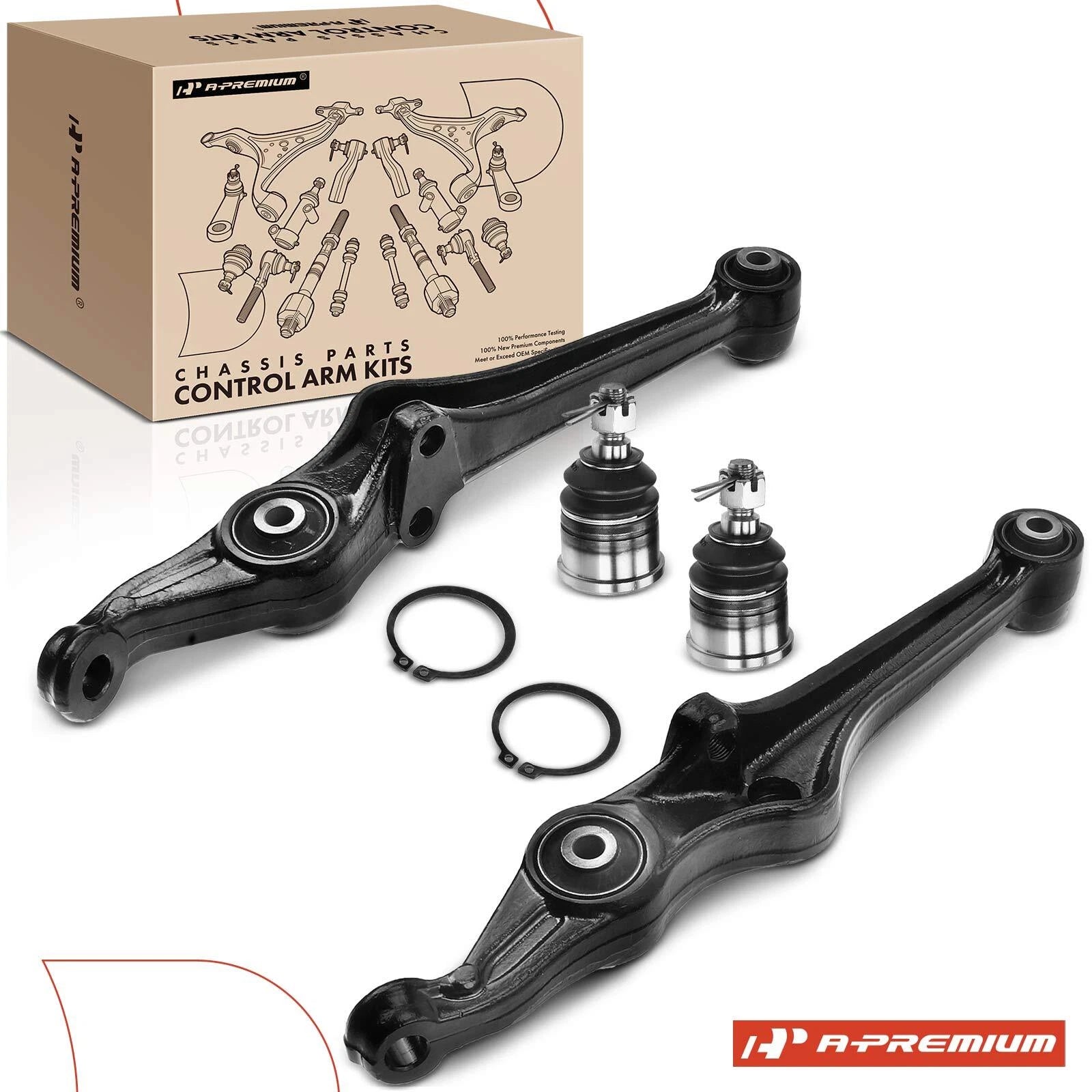 2X Front Lower Control Arm Ball Joint for Honda Accord (1998–2002)