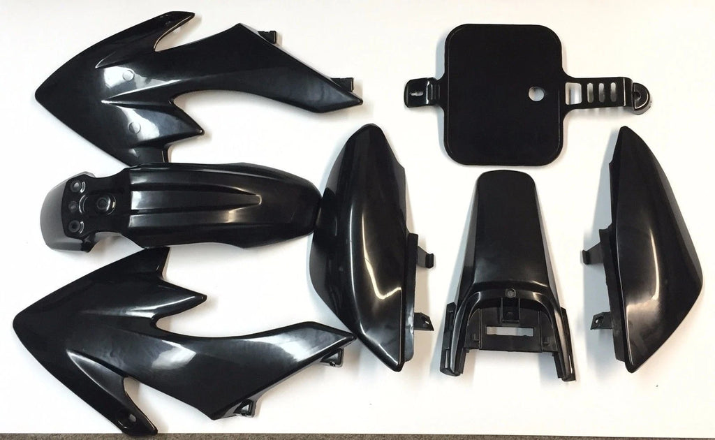 Fender Kit for Honda CRF XR XR50 CRF50 125CC Pit (Black Plastic)