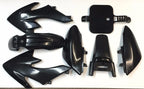 Fender Kit for Honda CRF XR XR50 CRF50 125CC Pit (Black Plastic)