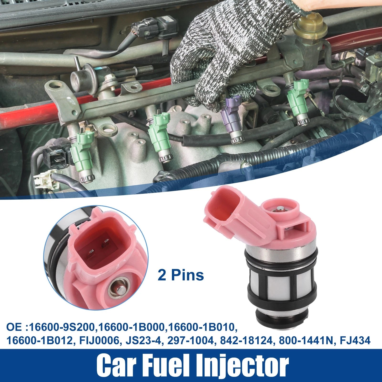 1pc Fuel Injector Nozzle 16600-9S200 for Nissan Frontier (2003–2004)