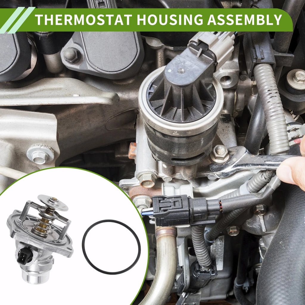 Engine Coolant Thermostat Housing Assembly for BMW E39 540i E38 740i 740iL E53 (1995–2003)
