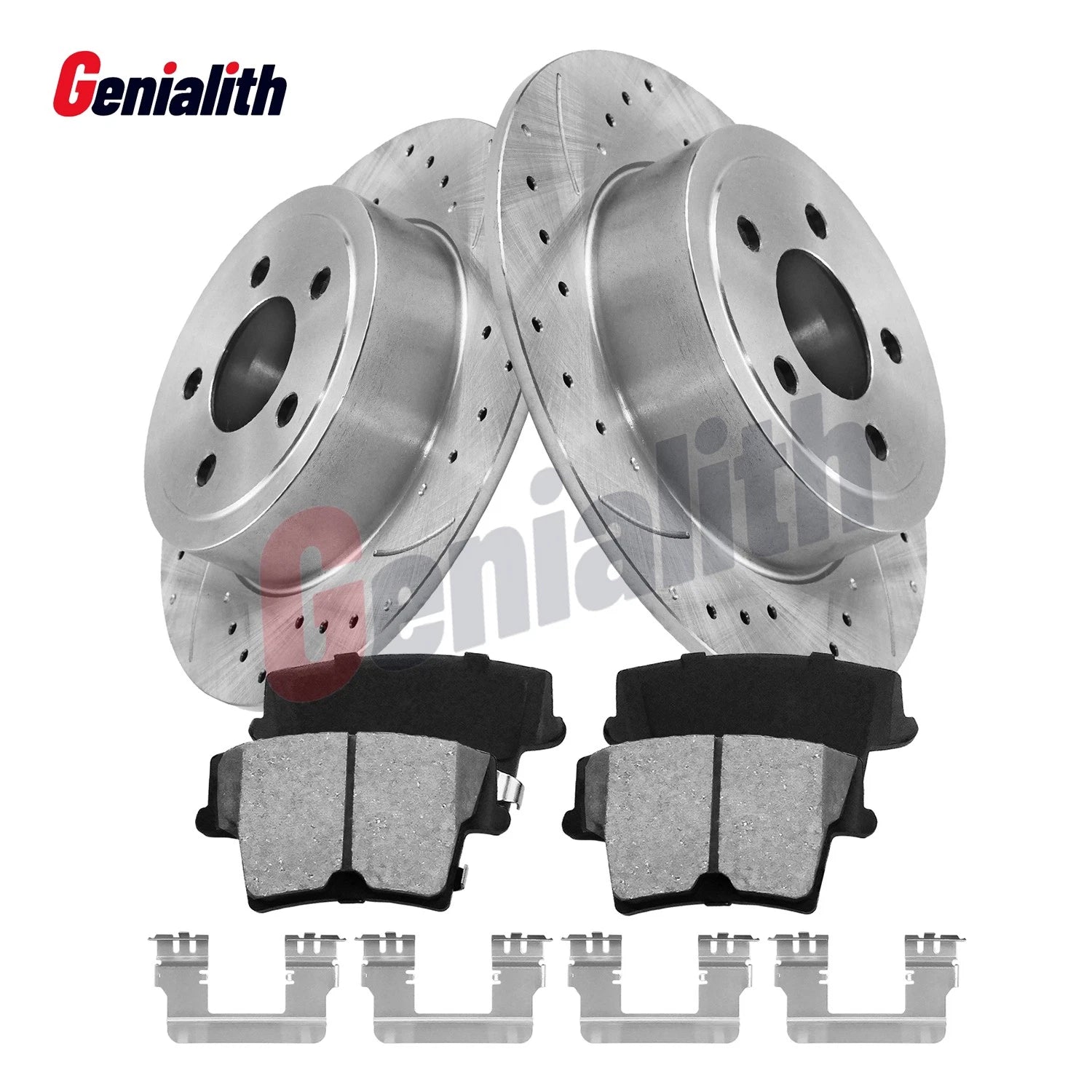 RWD Rear Brake Rotors + Pads for Chrysler 300 Dodge Challenger Charger (2005–2023)