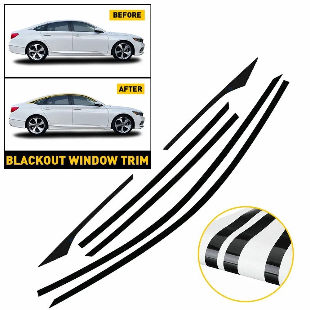 Set of 4 Switchback White Amber LED Turn Signal Light Strips for Motorcycle