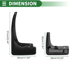 Mud Flaps Splash Guards for Nissan Patrol Y62 (2011–2019)