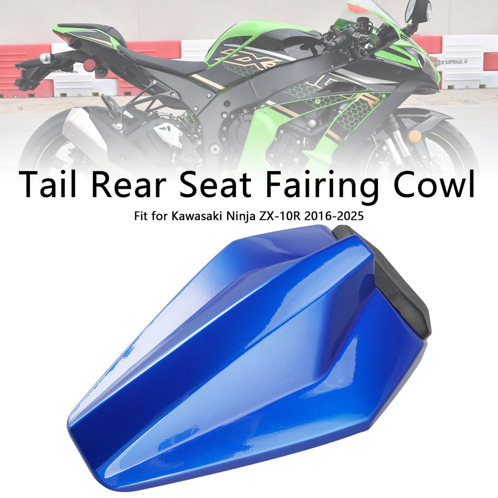 Racing Tail Rear Seat Fairing Cowl for Kawasaki ZX10R (2016–2025) Blue