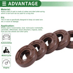 Set of 5 Oil Seal Rotary Shaft Seal 10x20x5mm Fluorine Rubber