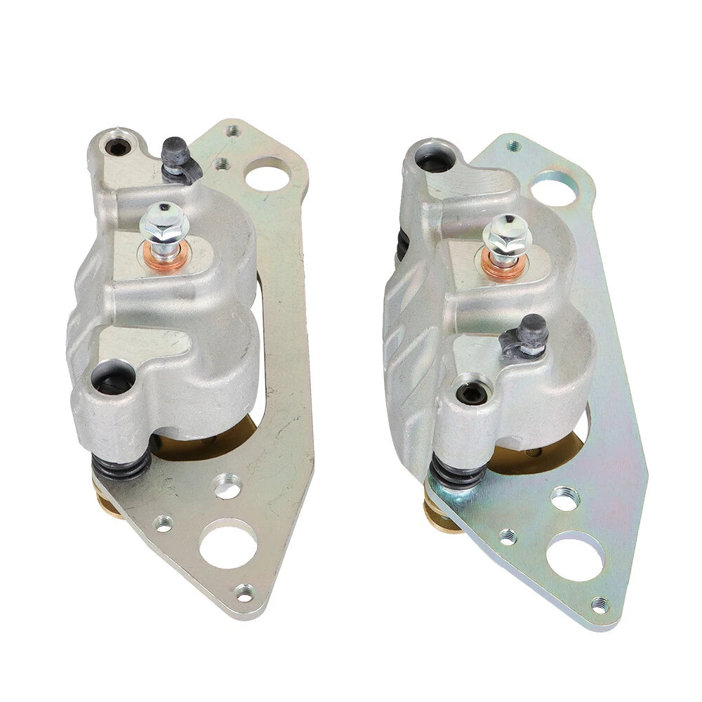Front Brake Calipers with Pads for Polaris Ranger XP 900 800 (2010-2015)