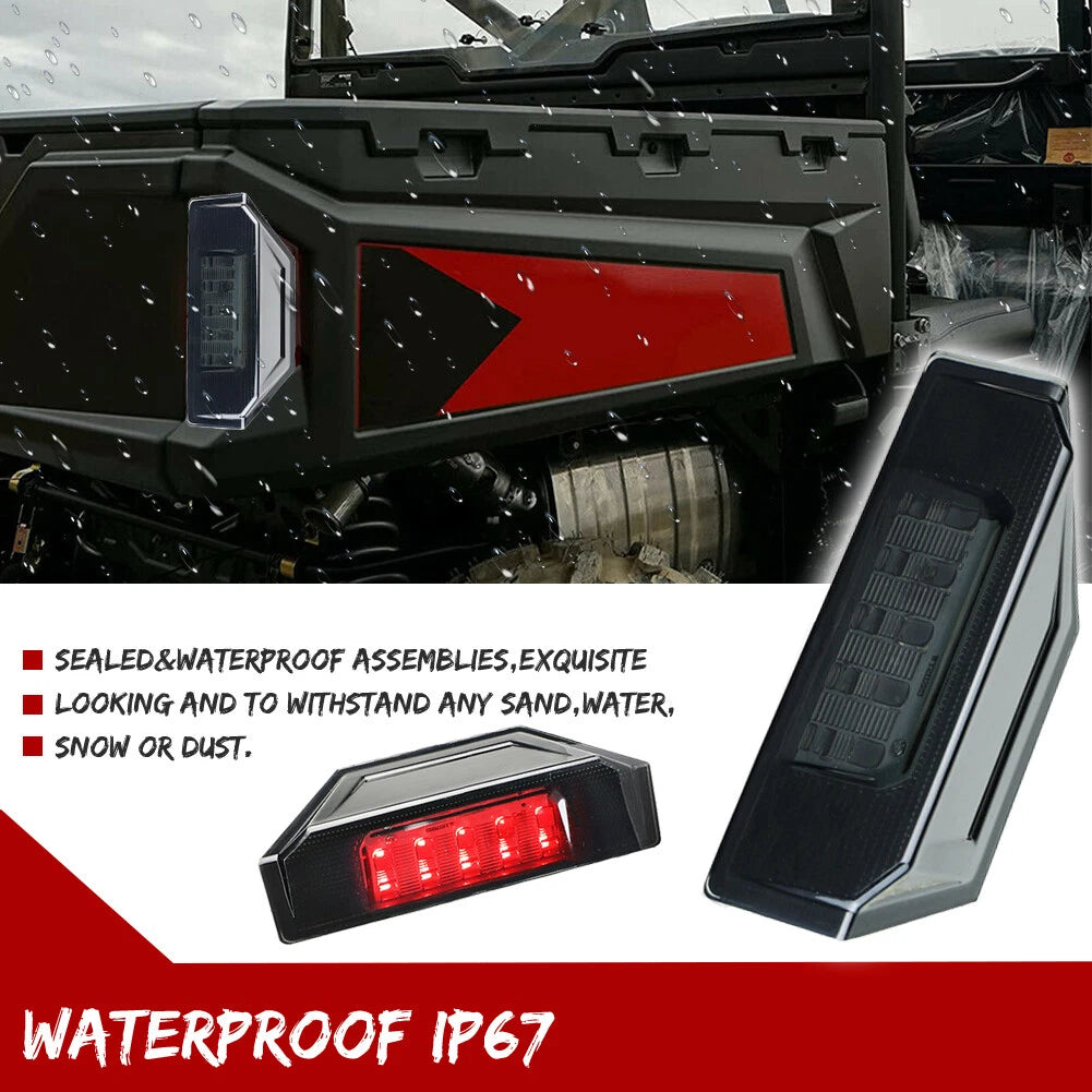 Set of 2 Smoked LED Tail Lights for Ranger Crew 570 XP 900 1000