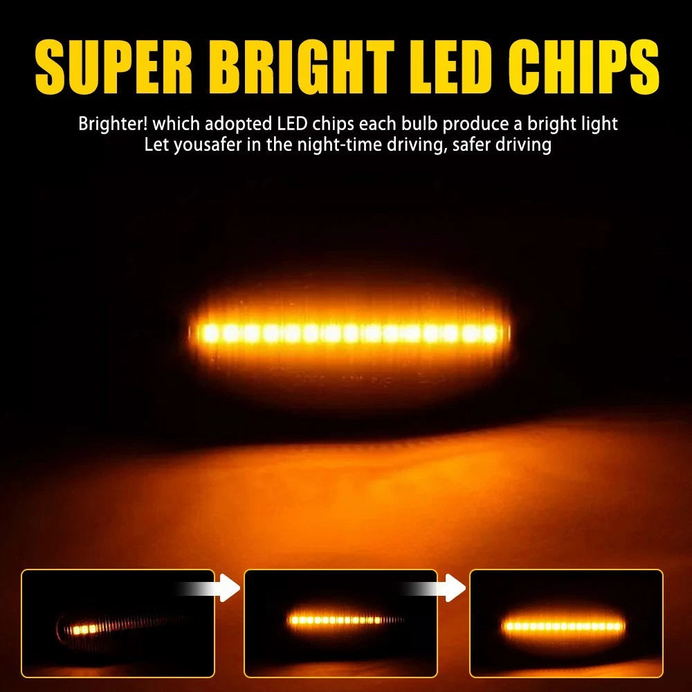 LED Side Marker Turn Signal Lights for Mazda 3 (2004-2009)