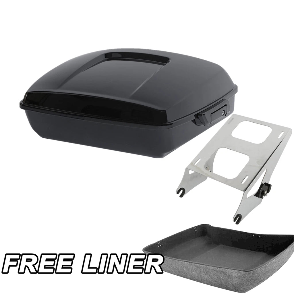 Chopped Trunk Mount Rack for Harley Touring Electra Street Road Glide (2014–2025)