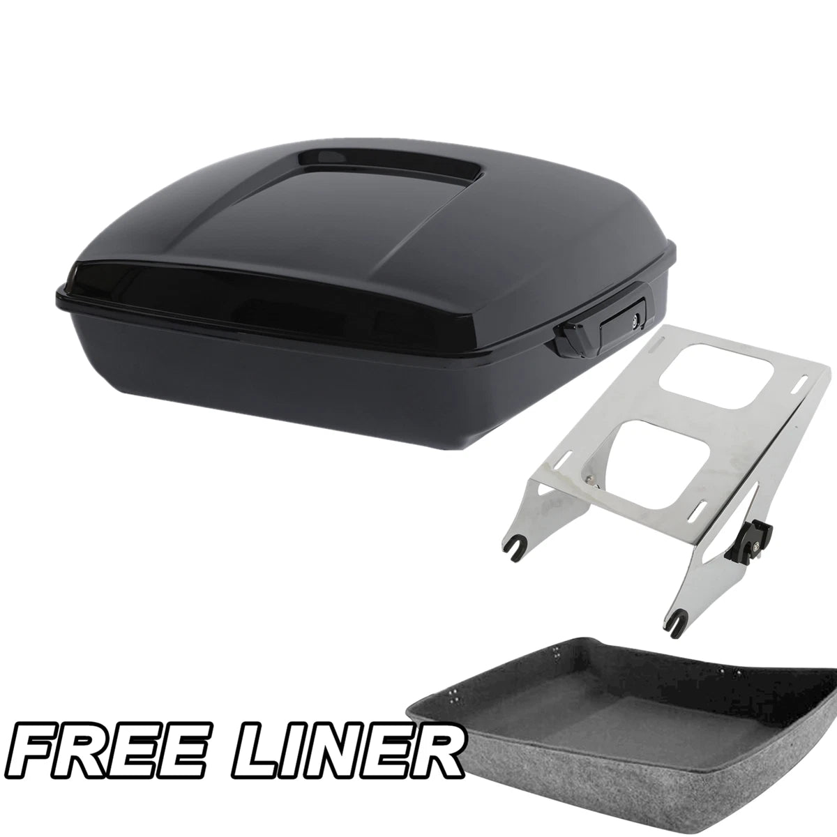 Chopped Trunk Mount Rack for Harley Touring Electra Street Road Glide (2014–2025)